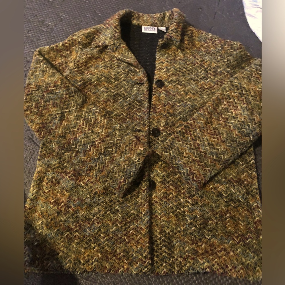 Button down ladies blazer